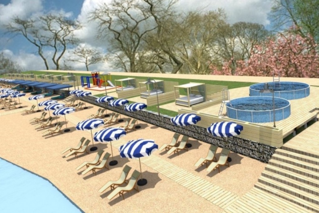 Мэрия Краснодара показала проект будущего пляжа в мкр. Гидростроителей