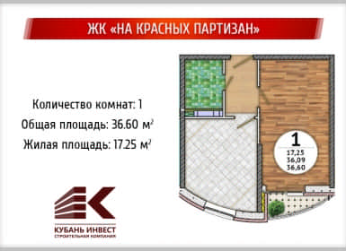 Планировки квартир ЖК На Красных Партизан